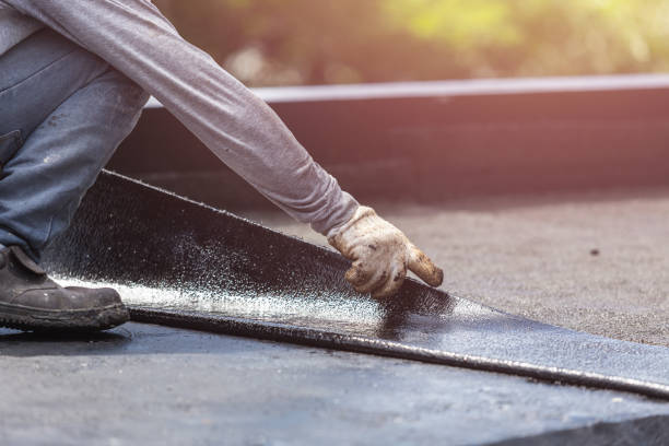 Professional Exterior Waterproofing technician working in Harrod, OH